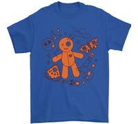 Voodoo Bambola Elementi Magia Nera T-Shirt 100% Cotone