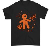 Voodoo Bambola Elementi Magia Nera Uomo T-Shirt 100% Cotone