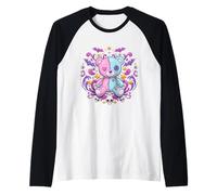 Voodoo Bambola Pastello Goth Orsacchiotto Bear Orso estetico Maglia con Maniche Raglan