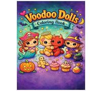 Voodoo Dolls Coloring Book