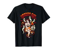 Voodoo Girl Pinup Black Magic Witch Maglietta