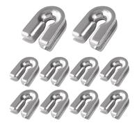 VooGenzek 10 Pezzi Manicotti con Occhielli, Manicotto Occhiello Sostituzione, Trimmer Testa Occhiello Manicotto, Compatibile con Husqvarna T45X, T25, T35, T35X