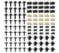 VooGenzek 105 Pezzi Kit di Clip per Dadi, Viti per Parafango Auto, Dadi a Clip a U e Bulloni Viti Autofilettanti, per Clip di Montaggio Paraurti e Finiture Della Portiera