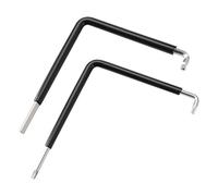 VooGenzek 2 Pezzi Set di Attrezzi di Regolazione per Finestre, 4mm Esagonale e T15 Testa a Sfera Strumenti con Pellicola Termoretraibile, per Regolazione Versatile di Raccordi per Finestre