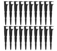 VooGenzek 20 Pezzi 16mm Picchetti di Supporto per Irrigazione a Goccia, Supporto per Gocciolamento, Supporto per Tubo Irrigazione Picchetti in Plastica, per Tubo 16mm, per Ortaggi, Piante o Aiuole