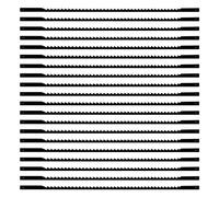 VooGenzek 20 Pezzi Lama per Sega da Traforo, 10 Denti Lame per Sega a Scorrimento, Lama per Sega a Perno con Perno, per Segare Legno Plastica Schiuma Metalli Teneri