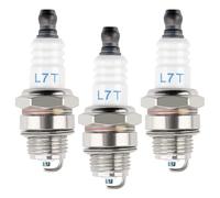 VooGenzek 3 Pezzi L7T Candela Sostituzione, L7T Candela per Tosaerba, BM6A / L7T Candele di Accensione Sostituire, Candela da 2 Tempi, per Motosega Decespugliatore da Giardino Tosaerba