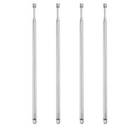 VooGenzek 4 Pezzi 60cm 4-Sezione Antenna Radio FM Telescopica, Antenna Telescopica Portatile FM, Sostituzione Antenna Telescopica, per TV Ricezione Stereo DAB FM/AM Stereo