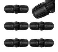 VooGenzek 5 Pezzi 20mm Raccordi per Irrigazione, Adattatore a Dritto per Irrigazione a Goccia, Connettori per Irrigazione, Drip Tubing Connettori Spinati, per Prato, Giardin