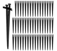 VooGenzek 50 Pezzi Pali Di Supporto Per Irrigazione a Goccia, Picchetti di Supporto per Irrigazione a Goccia, Supporto per Gocciolamento, per 4/7 o 3/5 Tubo di Irrigazione
