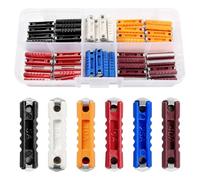 VooGenzek 60 Pezzi 5A 8A 10A 16A 25A 40A Fusibili Continental per Auto, Fusibili per Siluri, Set di Fusibile di Tipo Siluro Torpedo D'epoca Vecchio Stile, per Vecchie Auto Europee