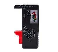 VooGenzek BT-168 Tester per Batterie Analogico, Battery Tester, Tester del Livello di Durata Della Batteria, per Batterie a Bottone AA, AAA, C, D, 9V, 1.5V