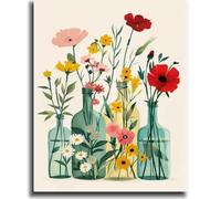 vooiceofco Paint by Numbers Adulti, Dipingere con i Numeri Adulti bambini e Principianti, Kit con Pennelli e Pigmento Acrilico Decora la casa Regalo(Senza Cornice 40 x 50cm)