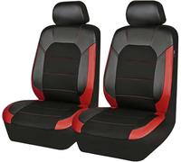 VOOIV 2Pcs Coprisedili Auto per Fiat 500e | 500X | 500e Abarth | 600 | 600e Abarth, Elastico Antisudore Traspirante Antiscivolo Perfettamente Resistentelavabile Auto Sedile,C/Red