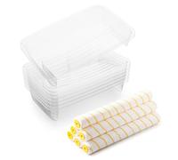 VOOMEY Set di 13 rulli per vernice, 6 coperture per rulli da 45,7 cm, 7 fodere per vassoi da 45,7 cm, grandi manicotti per rullo per pareti, soffitti, pittori, superfici di pittura.