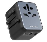 VOOMY Adattatore Universale da Viaggio (12W, 1 USB-C, 2 USB-A)