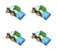 Vootnifig Scheda di interfaccia audio PCB 45 x 22 mm per terminale jack RCA | Doppio per porte RCA da 3,5 mm, uscita di ingresso flessibile, valore da 4 pezzi, dimensioni compatte 45 x 22 mm