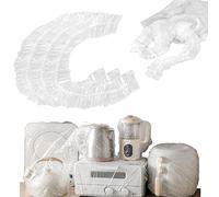 Vopetroy Thickened Disposable Dust Cover, Clear Kitchen Appliance Covers, Universal Household Kitchen Appliance Dustproof Protective Cover Dustproof Cover (20PCS,Stretch Length 120cm)