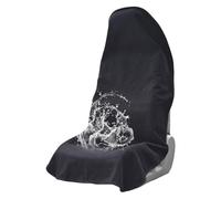 VOPHIA Coprisedile per auto, impermeabile e antiscivolo, universale, adatto per tutte le auto, palestra e spiaggia, protezione contro il sudore, adatto agli animali domestici, lavabile, colore nero