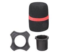 VOQGHTU Copri microfono in schiuma, anelli anti rotolo, supporto per manicotti inferiori, adatto per feste e sale conferenze. Coperture in schiuma ad alte prestazioni