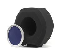 Voragrl F3 Professional Studio Mic Schermo Filtro Acustico Desktop Riduzione del Rumore Microfono Schiuma Parabrezza Blu Net Durevole Facile da Usare