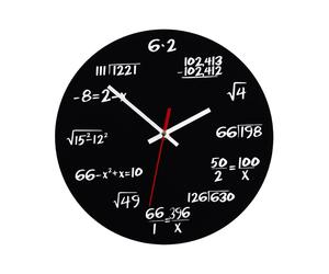 VORCOOL Matematica creativa Lavagna Orologio a quiz Orologio da parete