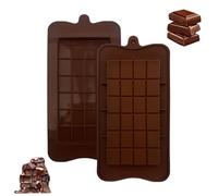 Vordpe 2 stampi in silicone per cioccolato, caramelle, gelatina, cubetti di ghiaccio