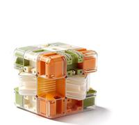 Vordpe Cubo Labirinto 3d, Puzzle Con Palline Rotolanti, Gioco Di Pensiero Con Palline Labirinto Complesso, Giocattolo Cubo Di Rubik, Giocattolo Didattico Interattivo Per Bambini Adulti (Giallo)