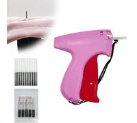 Vordpe Macchina per cucire, Macchina per cucire, Macchina per cucire, Macchina per cucire, Pistola per punti metallici, Pistola per micro punti, Strumento per cucire tag per abbigliamento (Rosa)