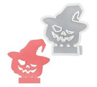 Vordpe Stampi in silicone per colata fai da te, decorazione autunnale, stampi in resina epossidica, stampi per gesso, stampi per halloween (testa di zucca demoniaca)
