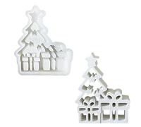 Vordpe Stampo in Silicone di Natale, 3D in Resina Epossidica per Albero e Decorazioni Natalizie, Regalo Fai Da Te, Artigianato