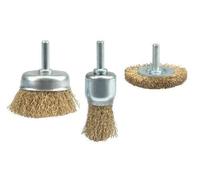 VOREL 06989 - Spazzola a tazza con 3pcs di asse