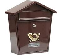 VOREL 78582-380 x 320 x 105 mm, cassetta postale, colore: marrone