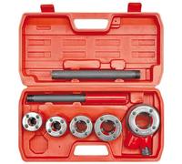 Vorel - Set 7 Pz Filiera A Cricco Per Tubi In Metallo Argentato 55820