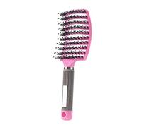 Voremy Ultra Detangler Magic Brush, Anti-Static Boar Bristle Hair Brush, Fast Blow Drying Hairstreaq Detangling Brush, Wet Or Dry Use For Men,Women, Kid Long,Thick,Thin,Curly, Tangled Hair (Golden)