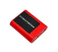 VORILO Adattatore USB con ingresso da 5,5 x 2,5 mm | Convertitore a due porte da 5 Volt 1A per configurazioni di batterie portatili, specifiche di tensione 12-21V