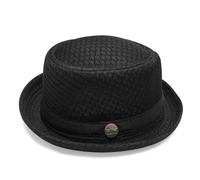 VORILO Cappello da sole in poliestere flessibile per gli uomini con | Cappello da uomo regolabile in paglia alla moda con costruzione pieghevole e fascia per il sudore rinfrescante per l'uso
