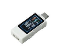 VORILO Tester di tipo C in linea che offre navigazione a pulsante singolo | Display Meter, revisione della capacità di tensione in tempo reale per controlli di configurazione portatili compatti