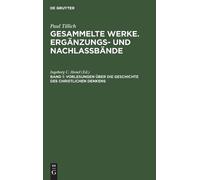 Vorlesungen Über Die Geschichte Des Christlichen Denkens (Copertina rigida)