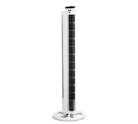 Vornado Ventilatore a colonna Torre L bianco con 1020 m³/h di potenza dell'aria incluso telecomando, 701784