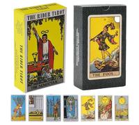 VorPrillynt Vintage Tarocchi Tarot Deck Carte di Tarocchi Classiche Mazzo di Carte da Gioco di Divinazione del Destino Inglese Completa per Bambini Regalo Principianti Riunione1