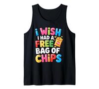 Vorrei Avere Un Sacchetto Gratuito di Patatine Fritte Meme Snack Divertente Canotta