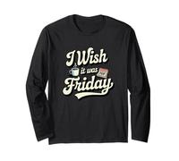 Vorrei Che Fosse Venerdì caffè TGIF Weekend Vibes Maglia a Manica