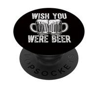 Vorrei che fossi birra PopSockets PopGrip Adesivo