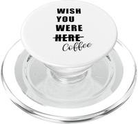 Vorrei che tu fossi caffè -Americano, Espresso, Cappuccino, Latte PopSockets PopGrip per MagSafe