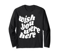 Vorrei Che tu Fossi Qui retrò Maglia a Manica