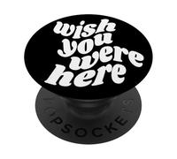 Vorrei che tu fossi qui retrò PopSockets PopGrip Adesivo