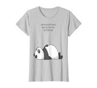 Vorrei Che Tutto Fosse Facile Come ingrassare Maglietta, Donna, Argento, M