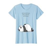 Vorrei Che Tutto Fosse Facile Come ingrassare Maglietta, Donna, Celeste, S