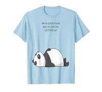 Vorrei Che Tutto Fosse Facile Come ingrassare Maglietta, Uomo, Celeste, M